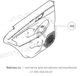 Обивка двери задняя левая - 620210***01A8P