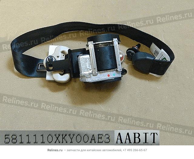 Front seat belt assy LH - 581111***00AE3