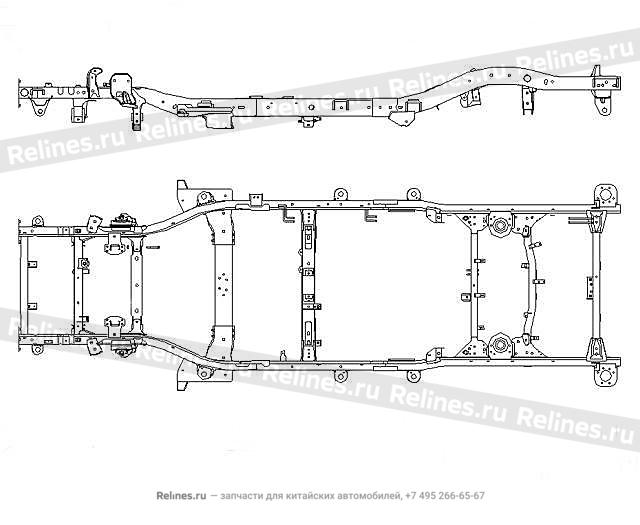 Frame weldment assy