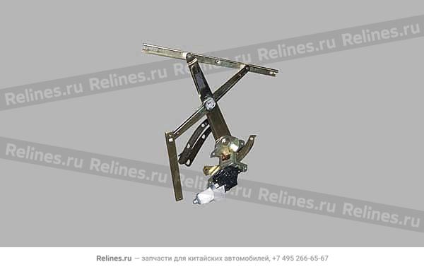 Механизм стеклоподъемника стекла переднего левого