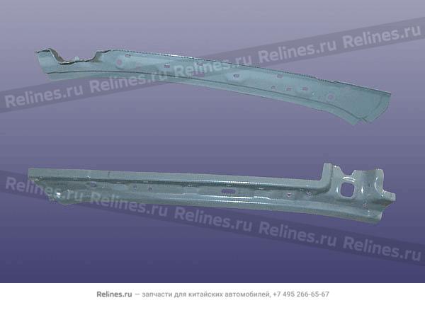 Plate INR fr-a pillar LH - T21-5***13-DY