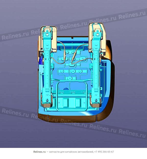 Seat RH with BUCKLE-2ND row