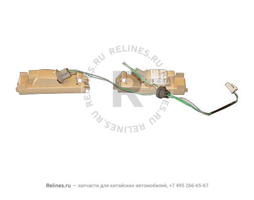 Плафон подсветки номерного знака