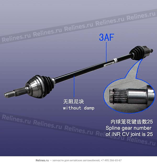 Drive shaft assy-rh