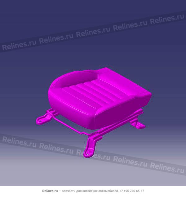 Cushion＆track-fr seat LH