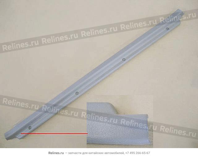 Clamping bar FR FR sill RH(dark gray) - 512401***1-00CK