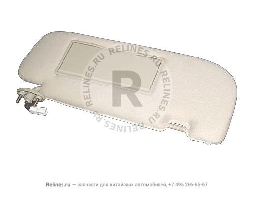 Sun visor-rh