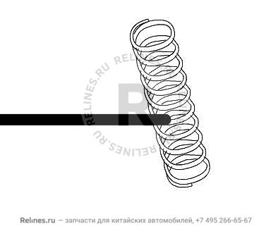 Locating sprg-fork shaft