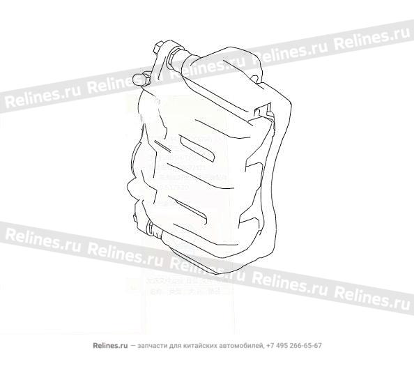 Caliper assy,RH FR - 35012***Z8VA