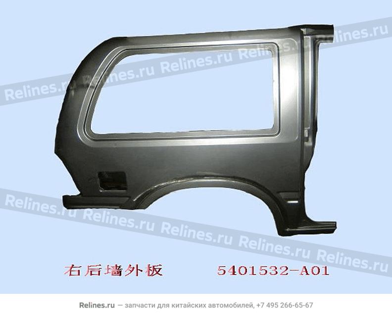 RR side Wall otr panel RH