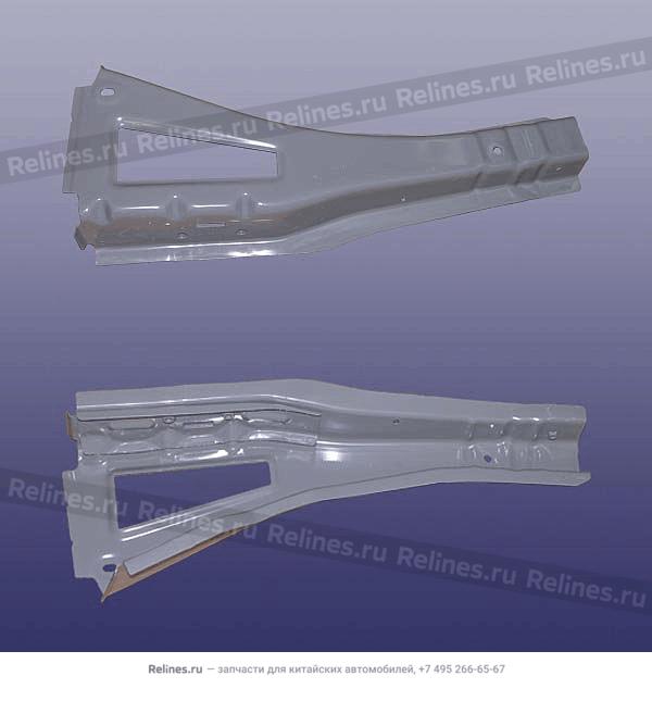 Strength beam panel-fr wheel arch LH - J42-8***10-DY