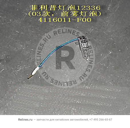 Bulb philips(03 FR fog lamp 12336) - 4116***F00