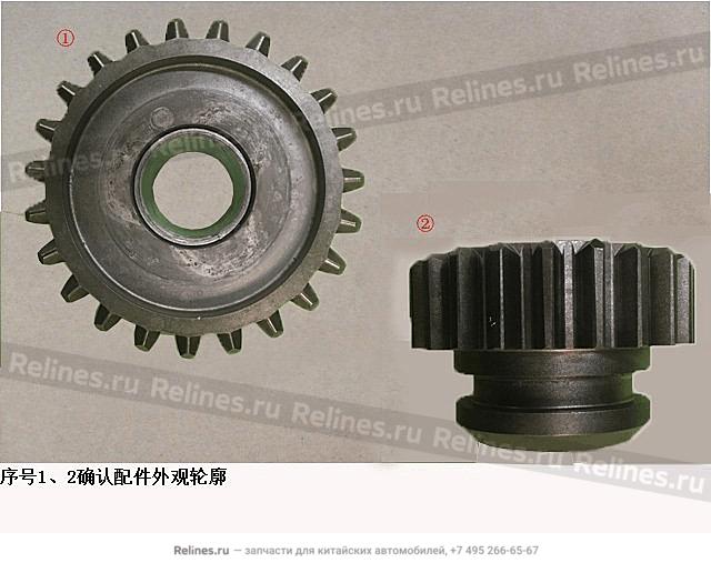 Idle gear sub assy - R631A***1400