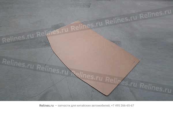 Plate - noise insulation (roof)