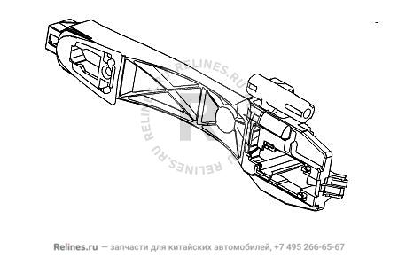 Handle frame-rr door RH - 62051***6PXA