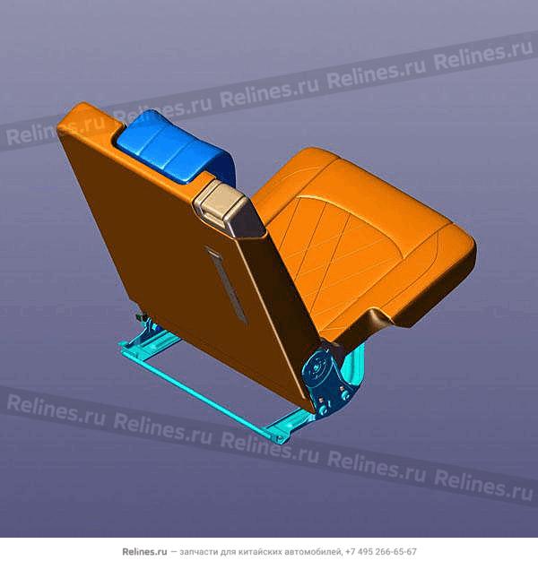 Сиденье правое третьего ряда с пряжкой T1D/T18