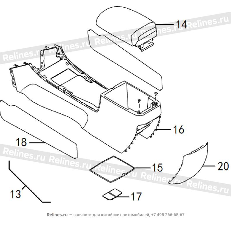 Secondary inst panel body - 530510***08A86