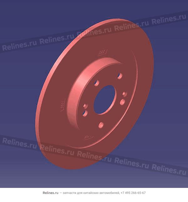 Диск тормозной задний T1EFL/T1C/T19C