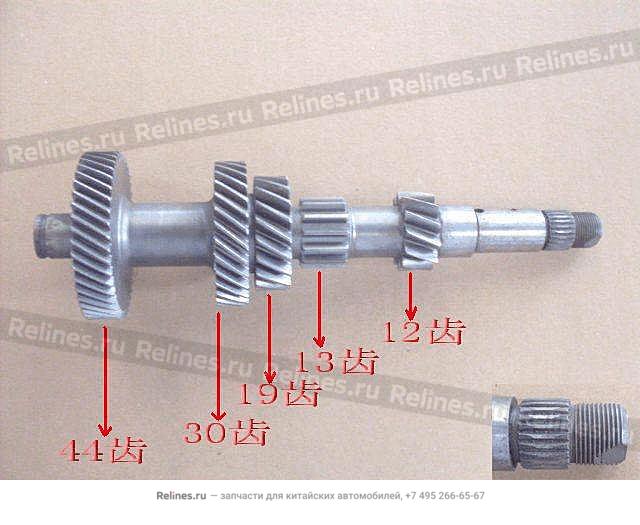 Вал КПП 4/2 промежуточный 44 зуба ssbat - 170***SD