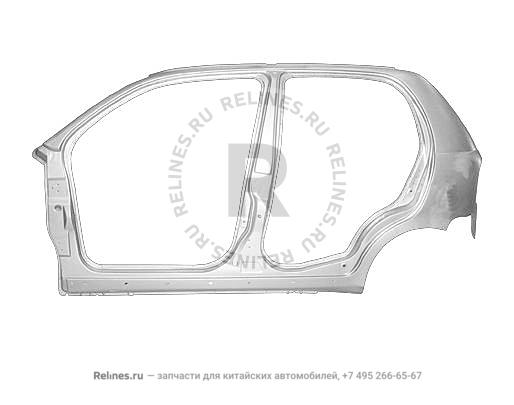 Боковина кузова левая