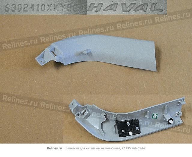 Guard plate assy tail door LH - 630241***00AD4