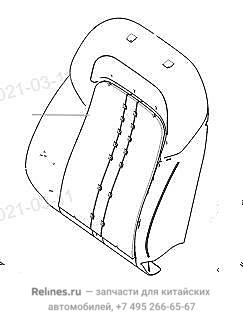 Подушка в сборе,передняя спинка пассажирского сидения - 690010***03B8P