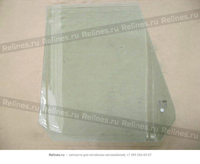 RR door glass RH(04)