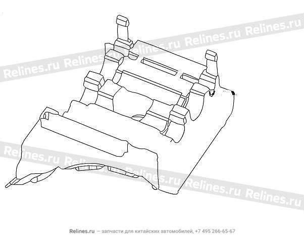 LWR cover assy engine compartment harnes