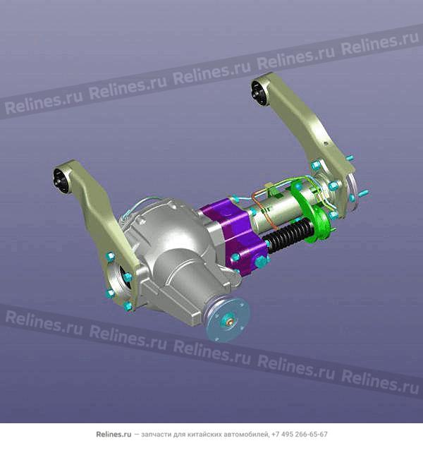 FR axle assy