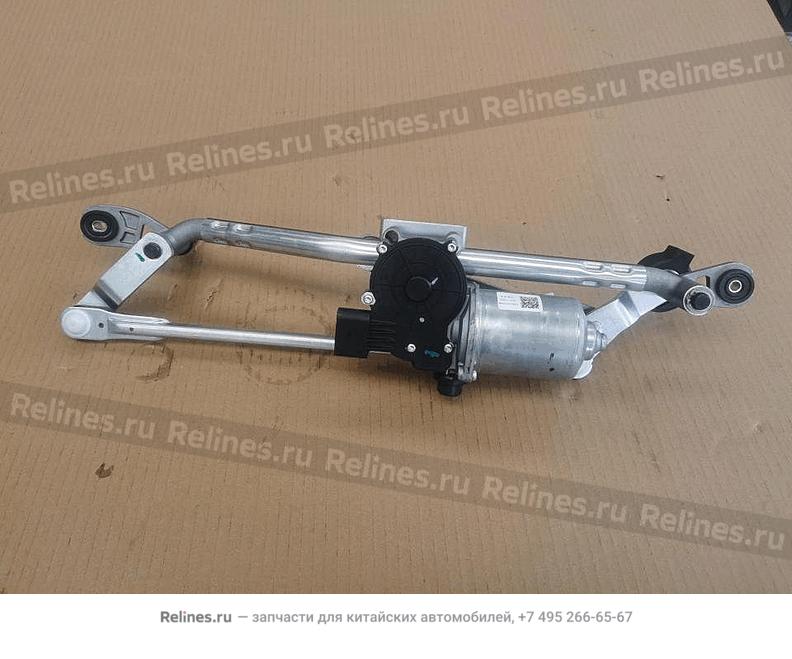 Трапеция стеклоочистителя в сборе с мотором