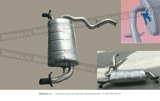 Main muffler assy - 12012***Y00C