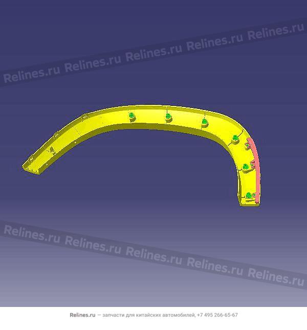 Расширитель арки передней правой - J69-***720