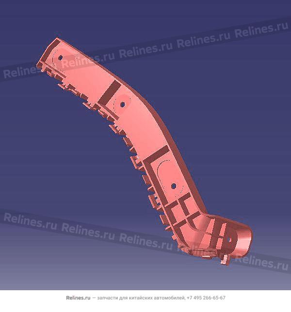 Кронштейн крепления заднего бампера правый
