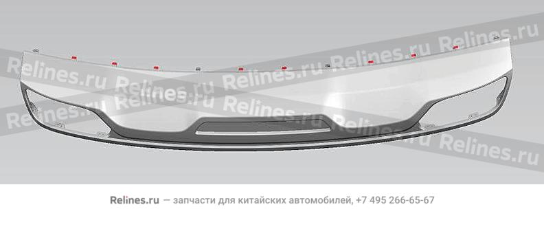 Облицовка заднего бампера нижняя часть - 60440***0421