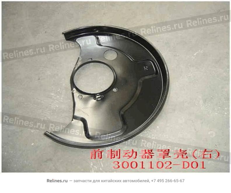 Housing-fr brake disc RH - 3001***D01