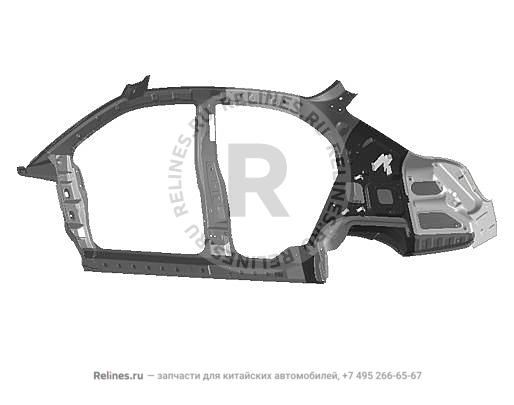 Боковина кузова правая