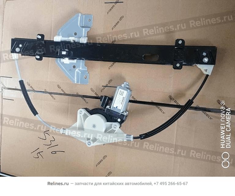 Стеклоподъемник передний левый в сборе