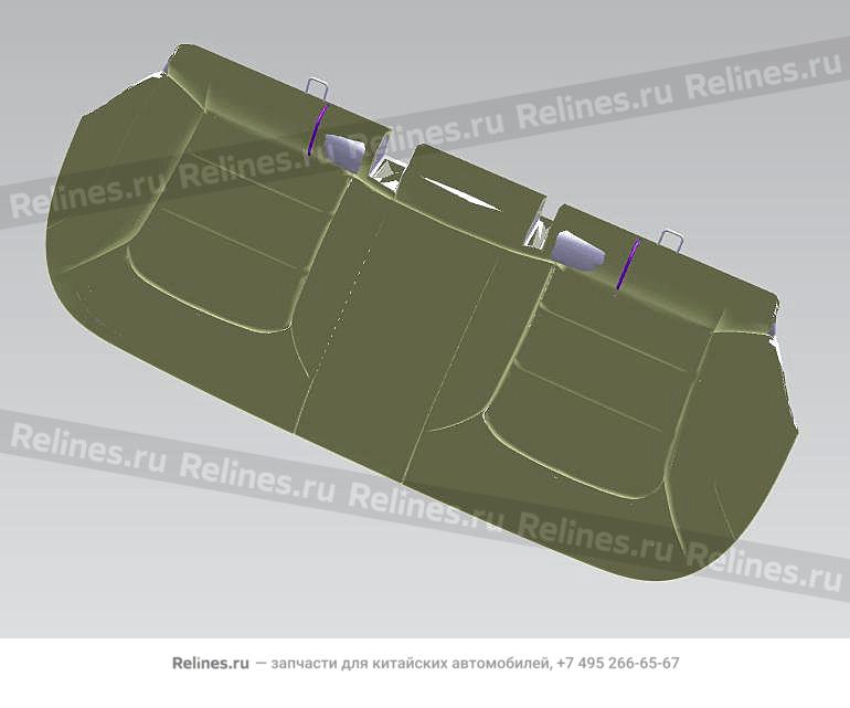 Cushion assy.,rear seat