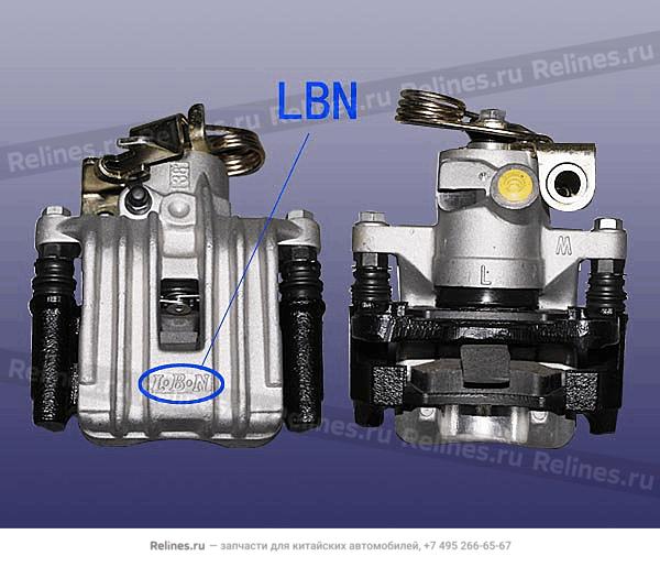 Суппорт тормозной левый задний - B11-3***50MA