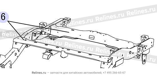 Weldment assy-beam no.6 - 2801***P00