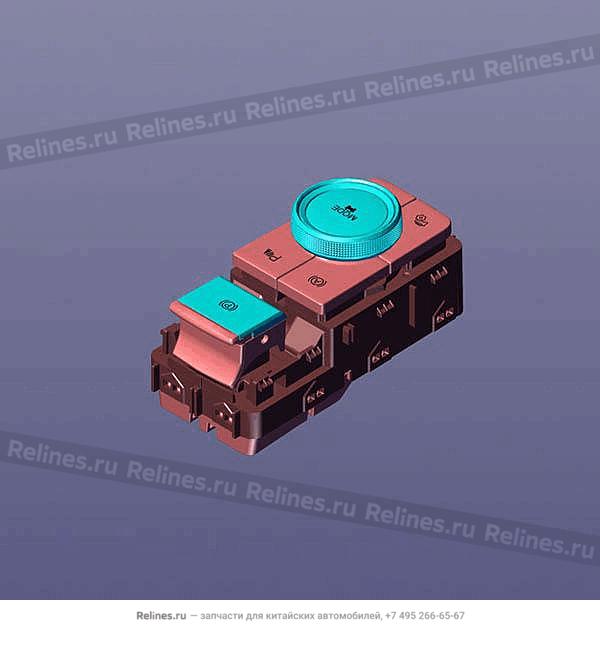Консоль кнопок в сборе средняя с EPB и кноп.подогрев.сид. T1E