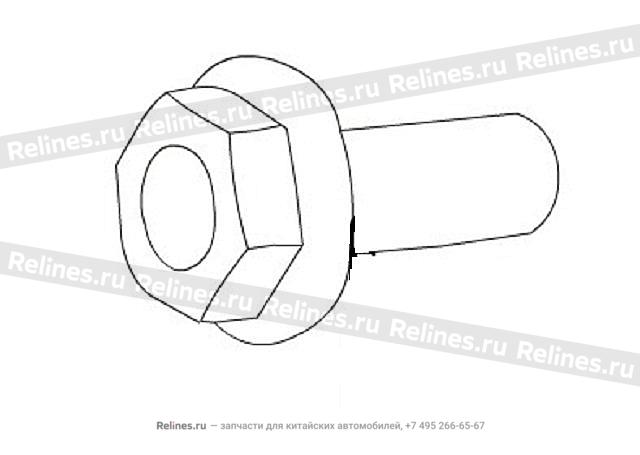 Hex flange bolt