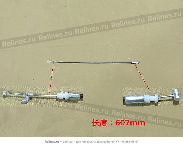 RR seat angle modulator pull cable assy, - 70040***Y00A