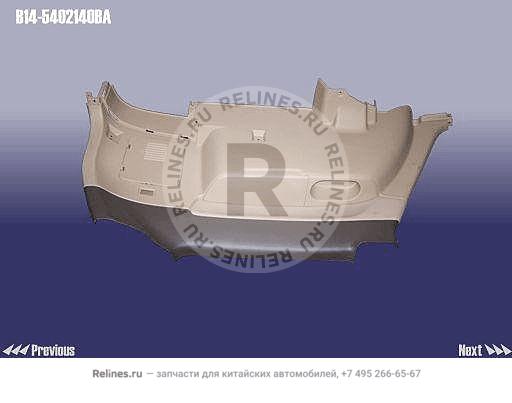 Обшивка багажника пласт.