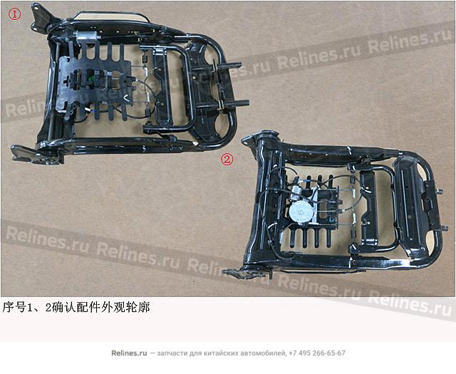 Backrest elec frame assy assist driver s - 68016***Y00C