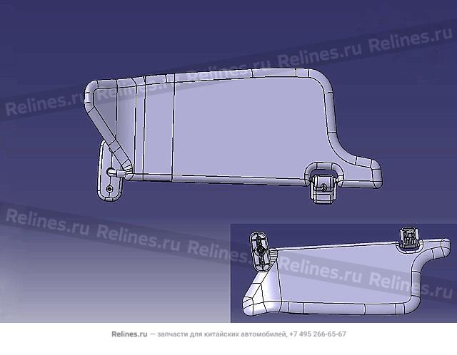 Sun shield assy LH - 820410***WXAD4