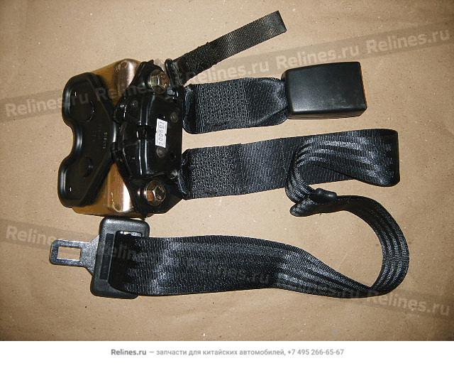 Seat belt assy RR(black) - 581240***0-0804