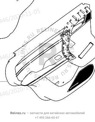 Обивка двери задняя левая - 620250***04AUC