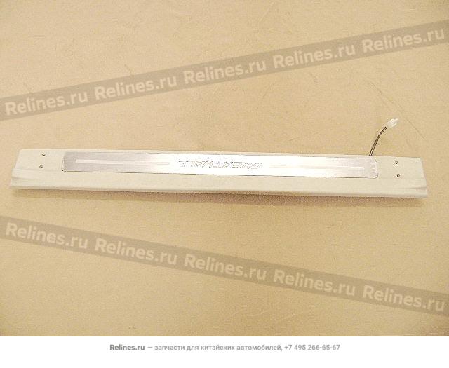 Clamp bar-fr doorsill LH(luminous) - 5124101-***B1-0307