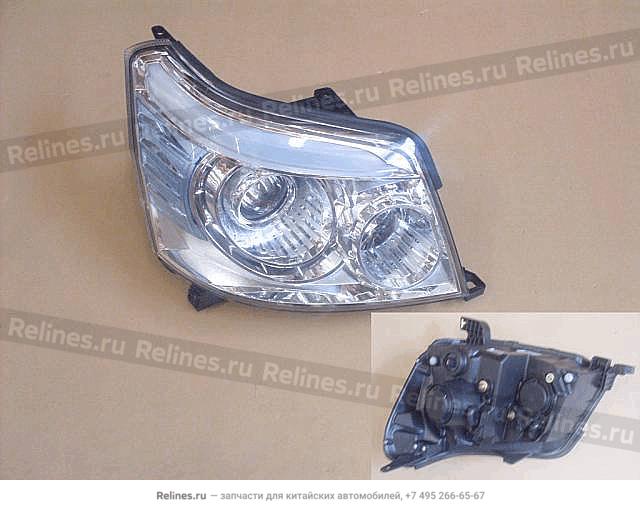 Combination headlamp assy RH - 4121***V08